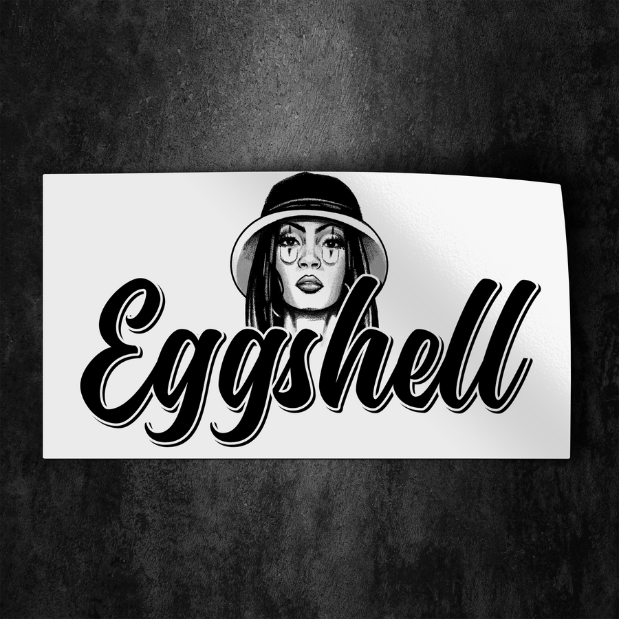 Eggshell Sticker Rectangle
