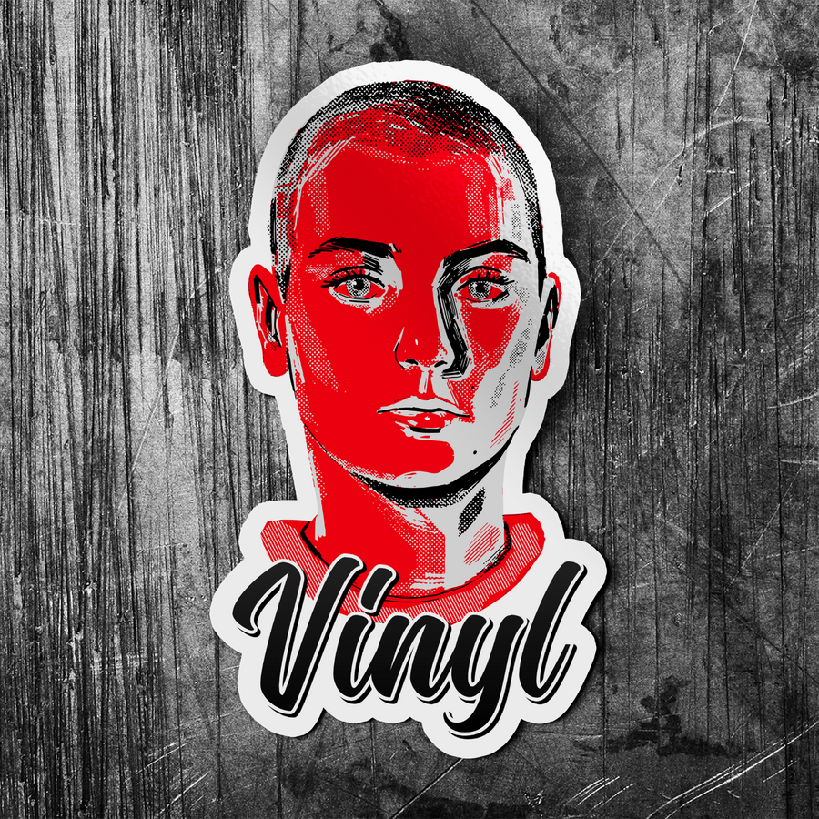 Die cut custom vinyl sticker