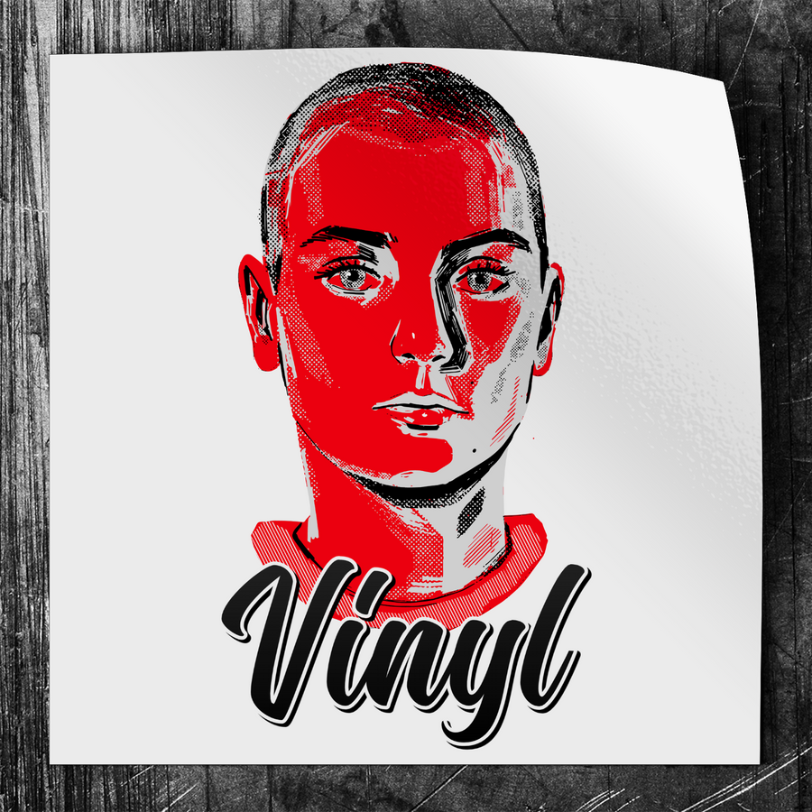 Square custom vinyl sticker